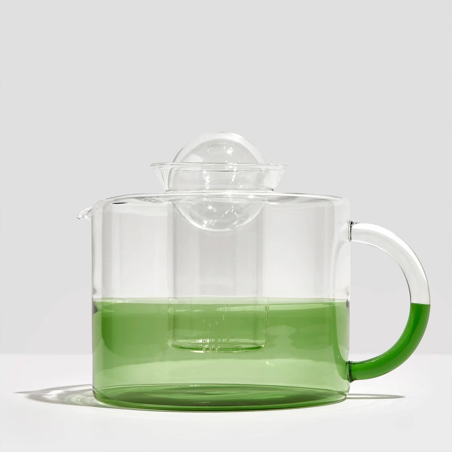 Two Tone Teapot - Clear/Green