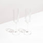Wave Flute Glass set of 2 - Clear