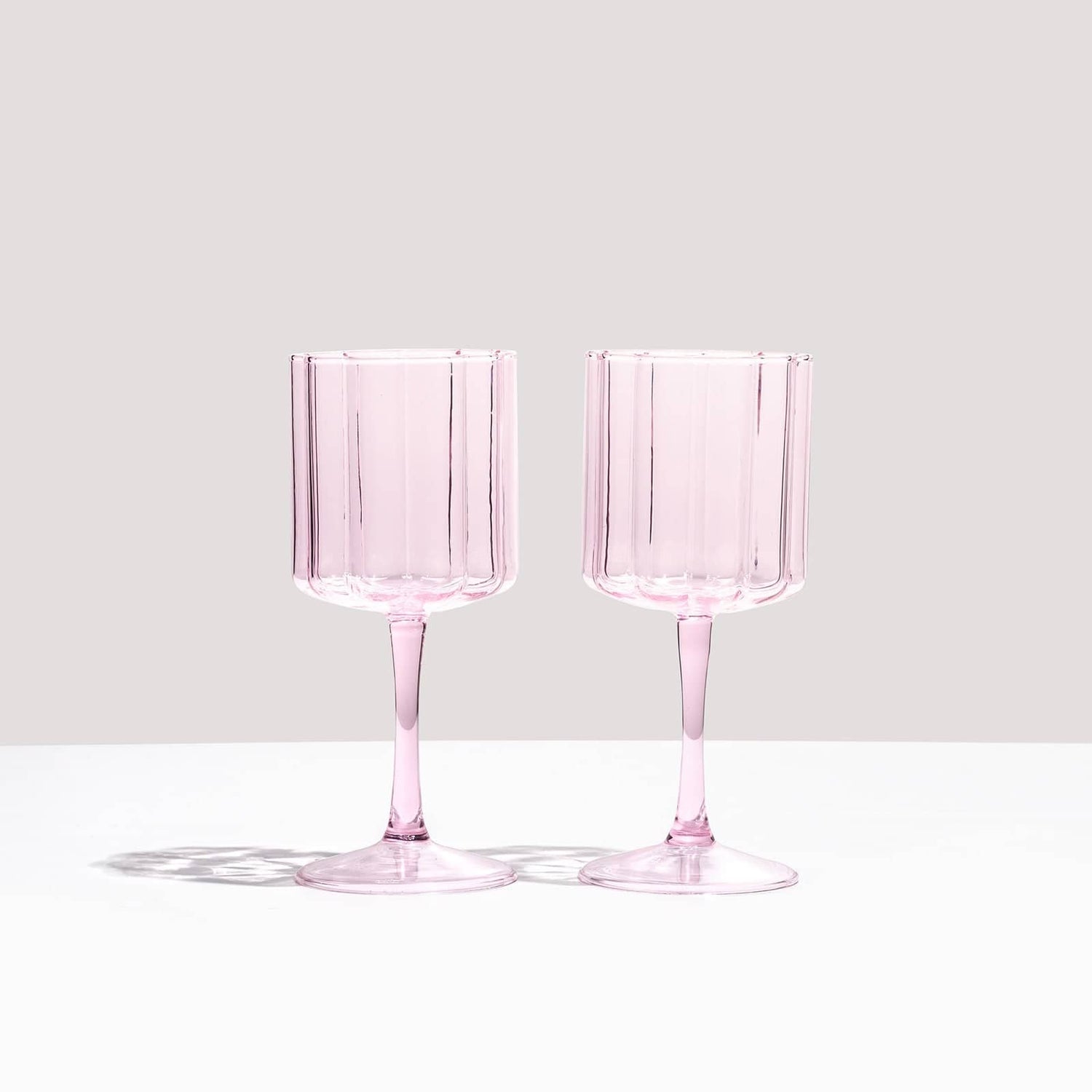 Wine and champagne glasses