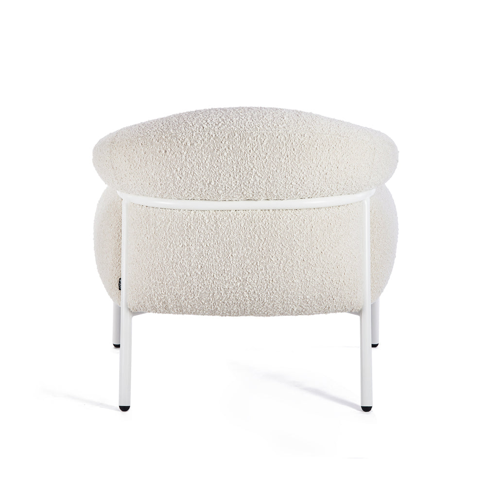 Belly Armchair - Maya Cream Boucle