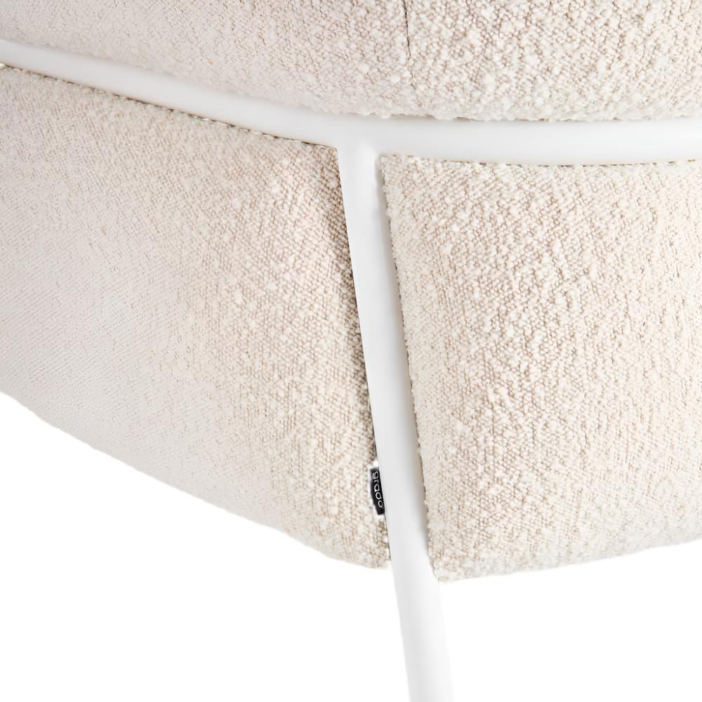 Belly Armchair - Maya Cream Boucle