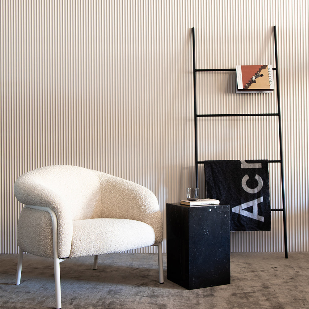 Belly Armchair - Maya Cream Boucle