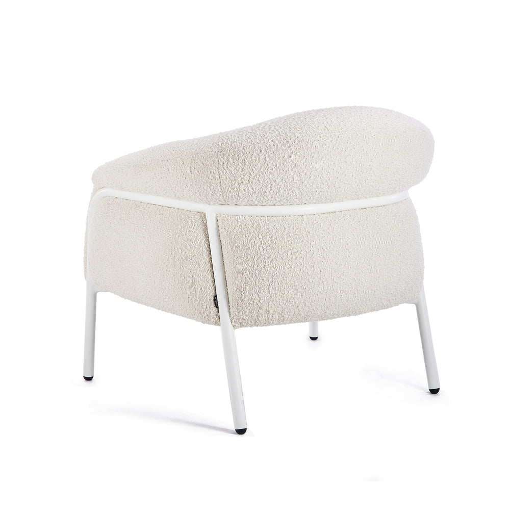 Belly Armchair - Maya Cream Boucle