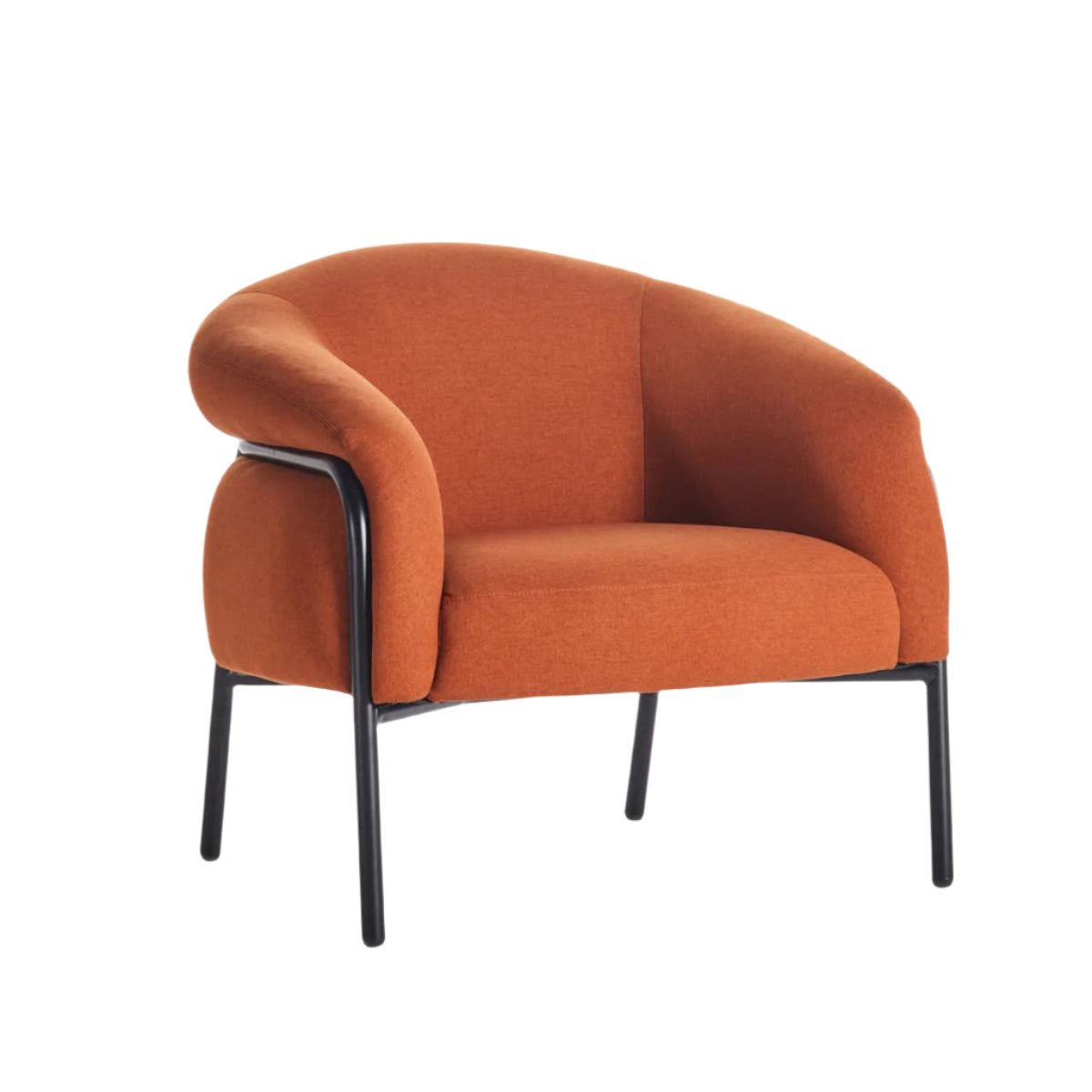 Belly Armchair- Sunday Rust