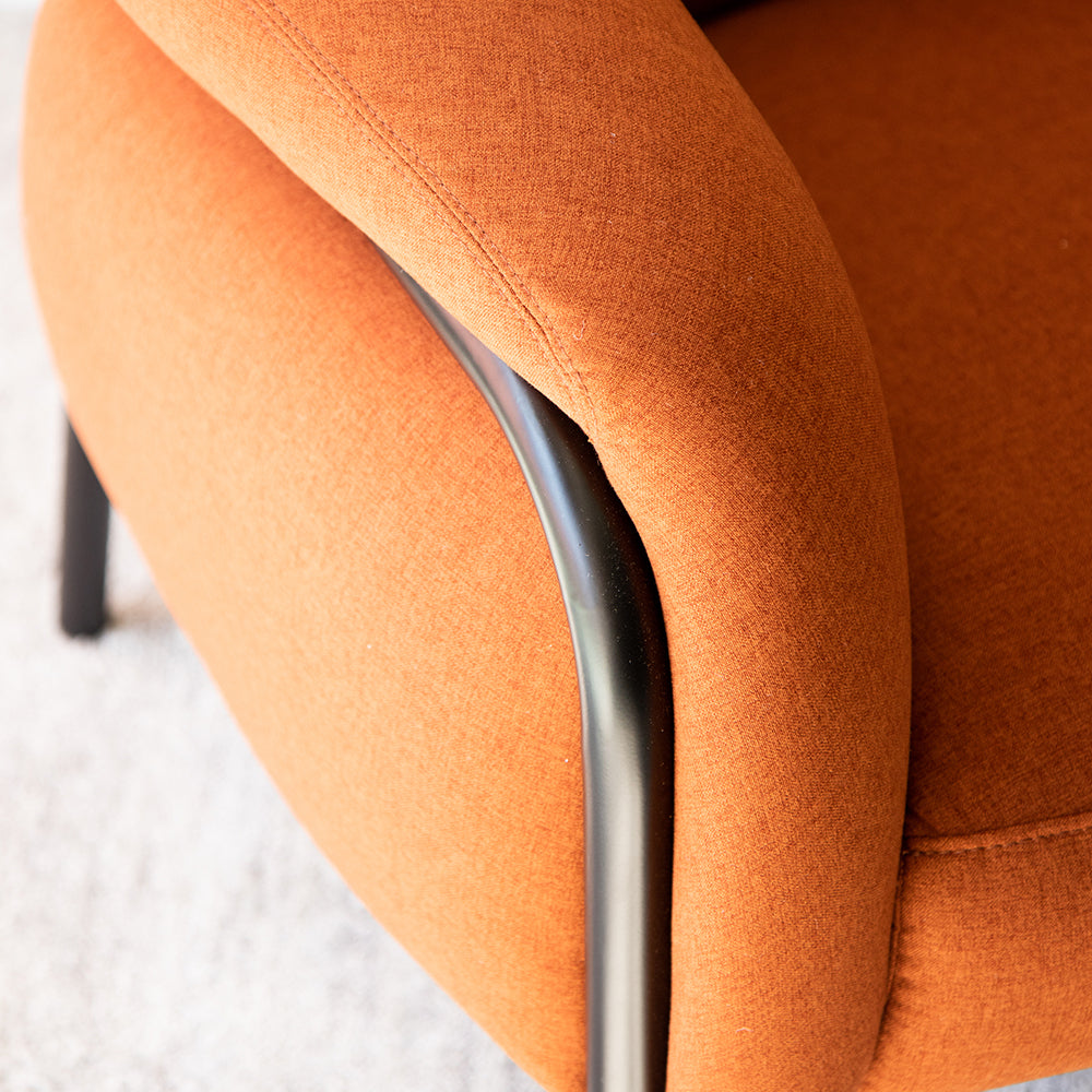 Belly Armchair- Sunday Rust