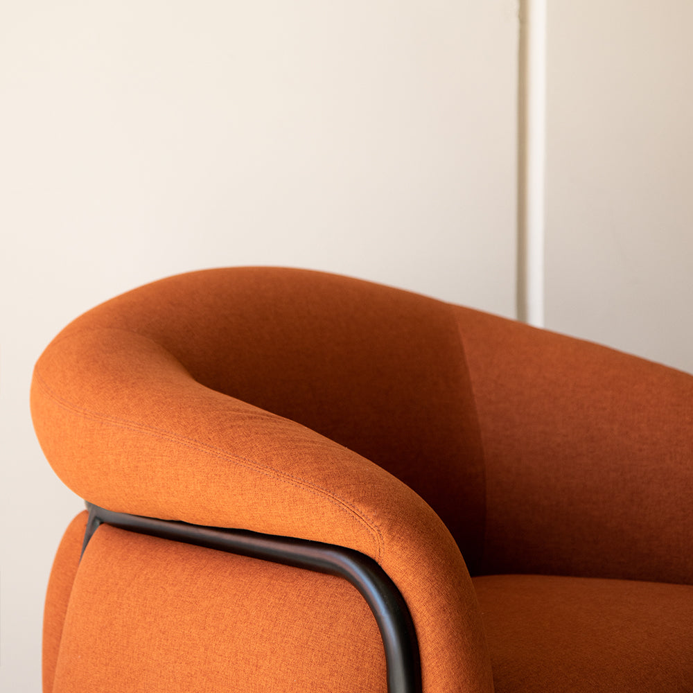 Belly Armchair- Sunday Rust