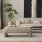 Crescent Bench - Wales Taupe