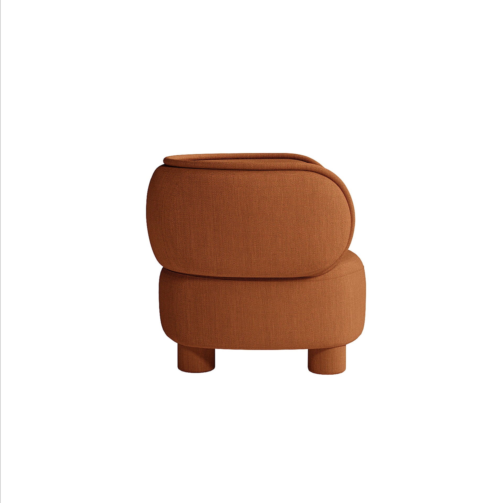 Ding Lounge Chair - NA Terracotta