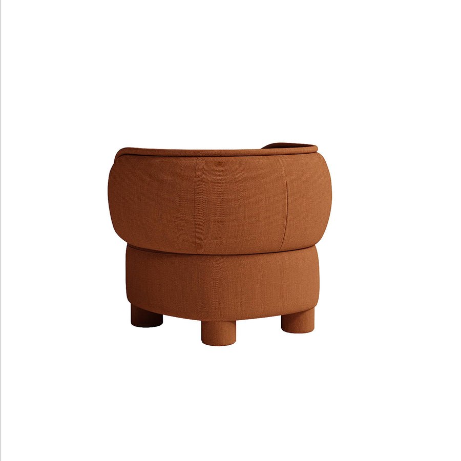 Ding Lounge Chair - NA Terracotta