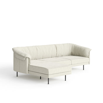 Dumpling LHF Chaise Sofa - Silex Off white