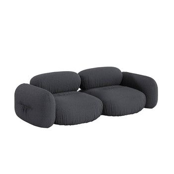 Ondo 3 Seater Sofa - Maya Charcoal Boucle