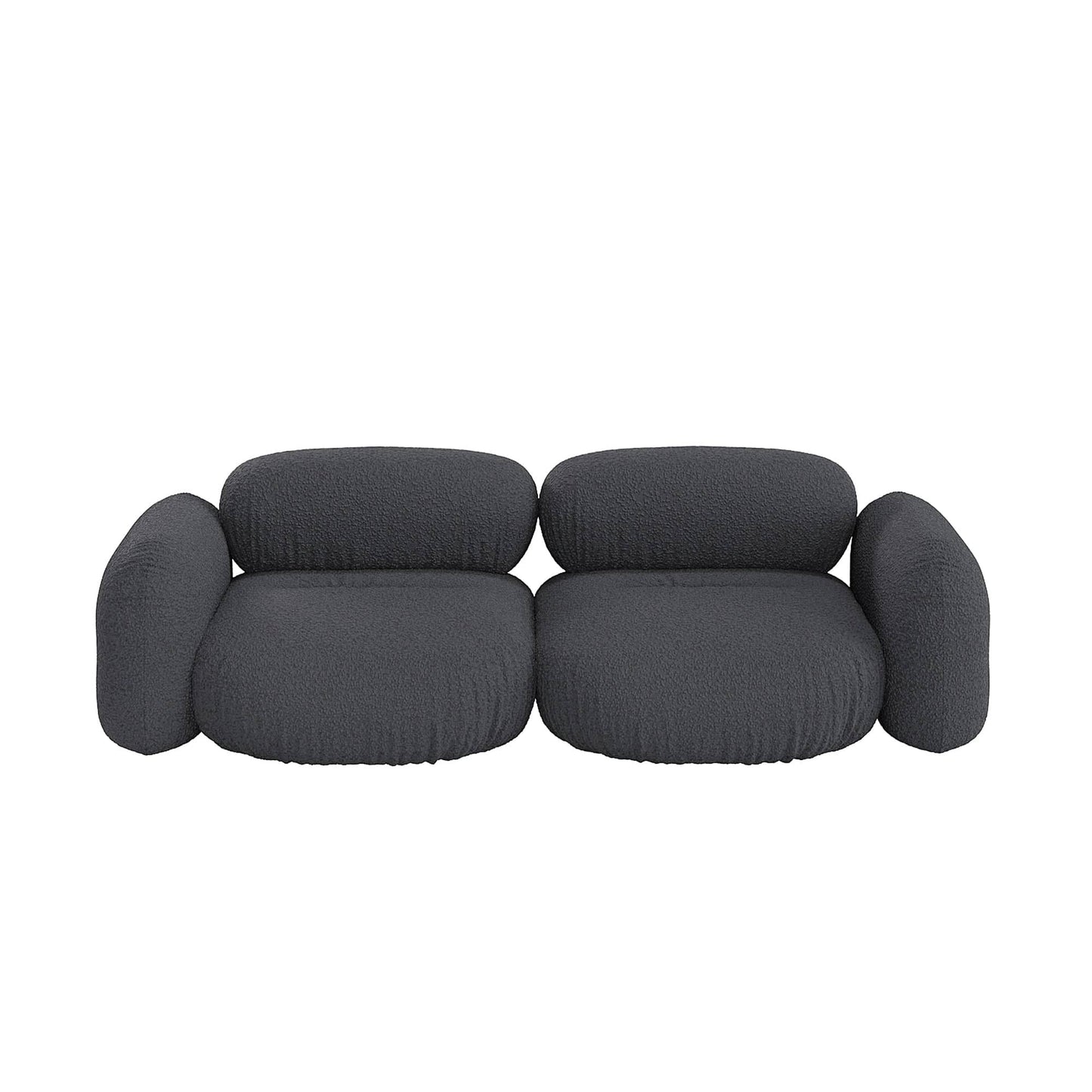 Ondo 3 Seater Sofa - Maya Charcoal Boucle