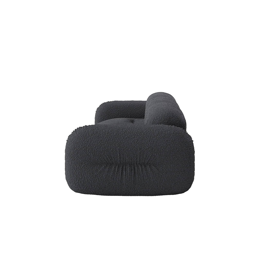 Ondo 4 Seater Sofa - Maya Charcoal Boucle