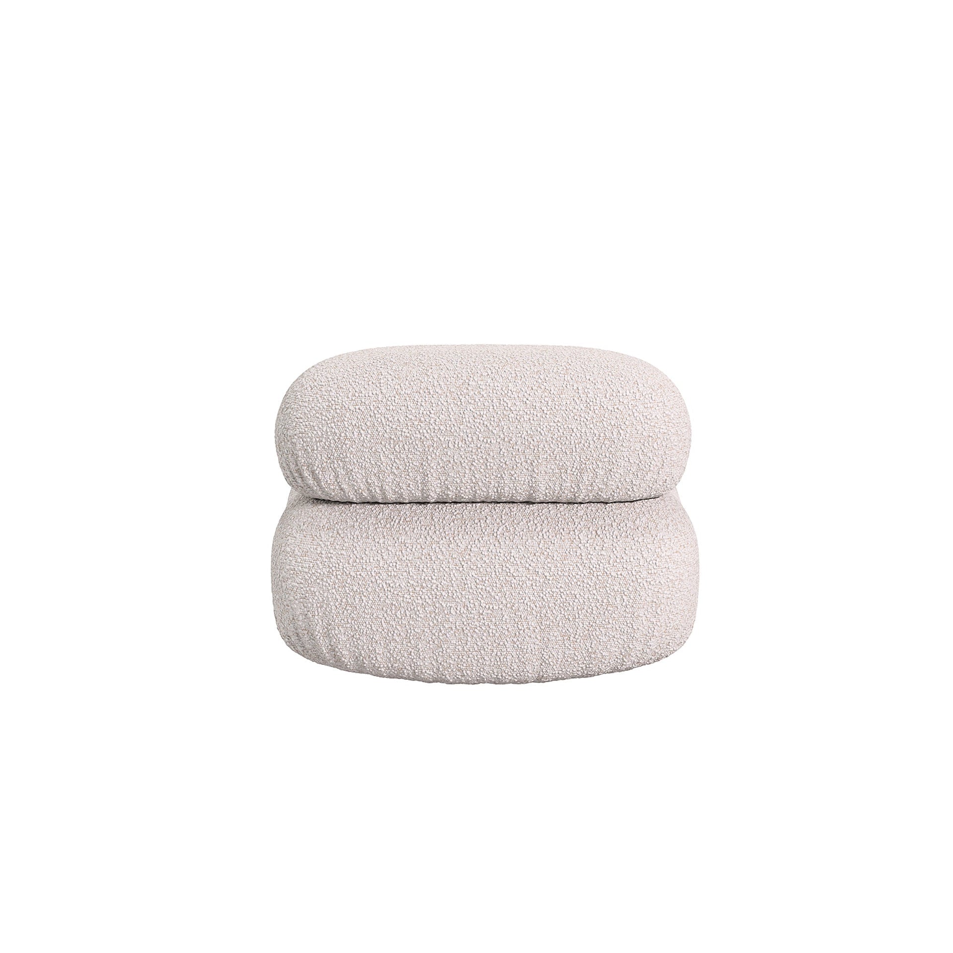 Ondo Armless Middle Module - Maya Cream Boucle