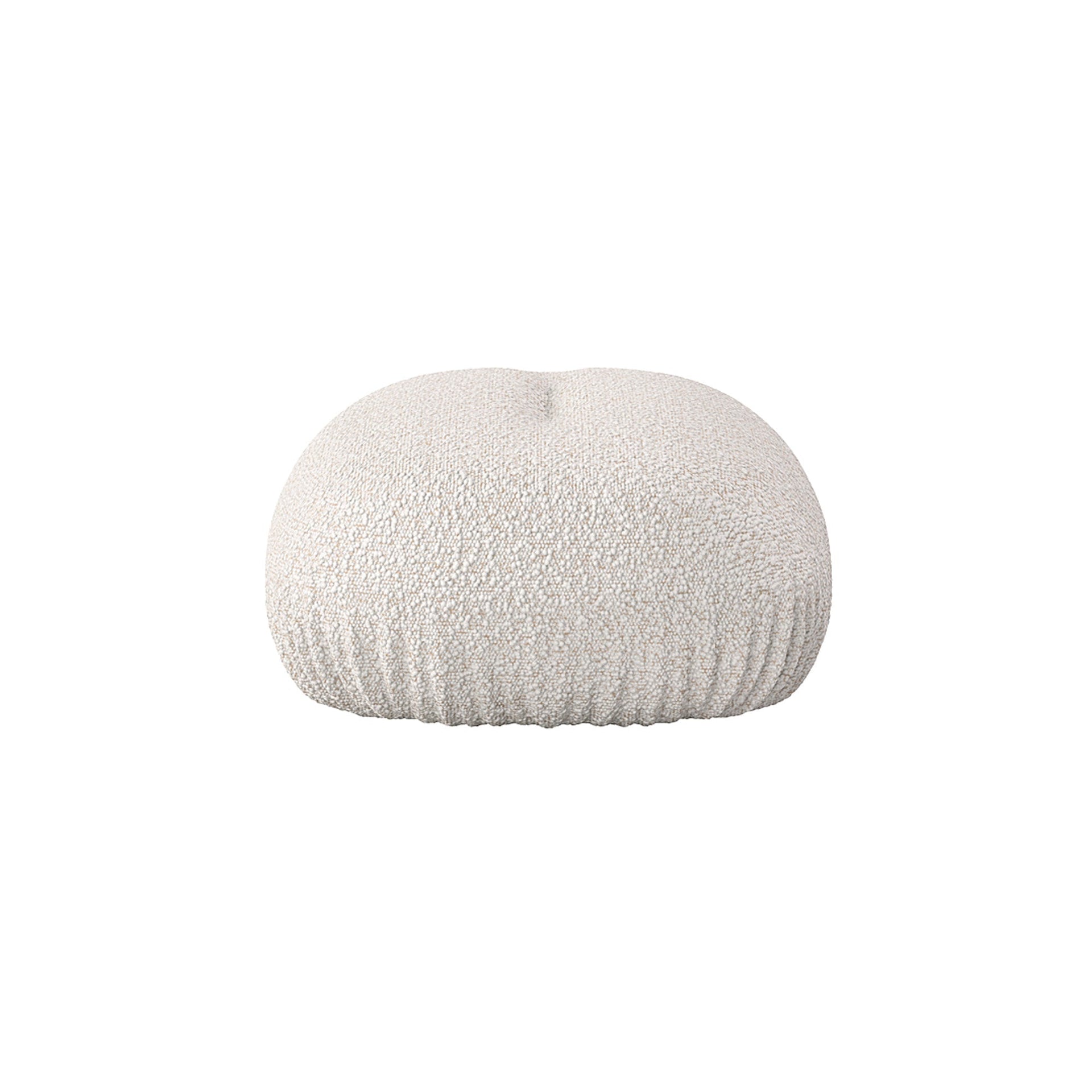 Ondo Ottoman - Maya Cream Boucle