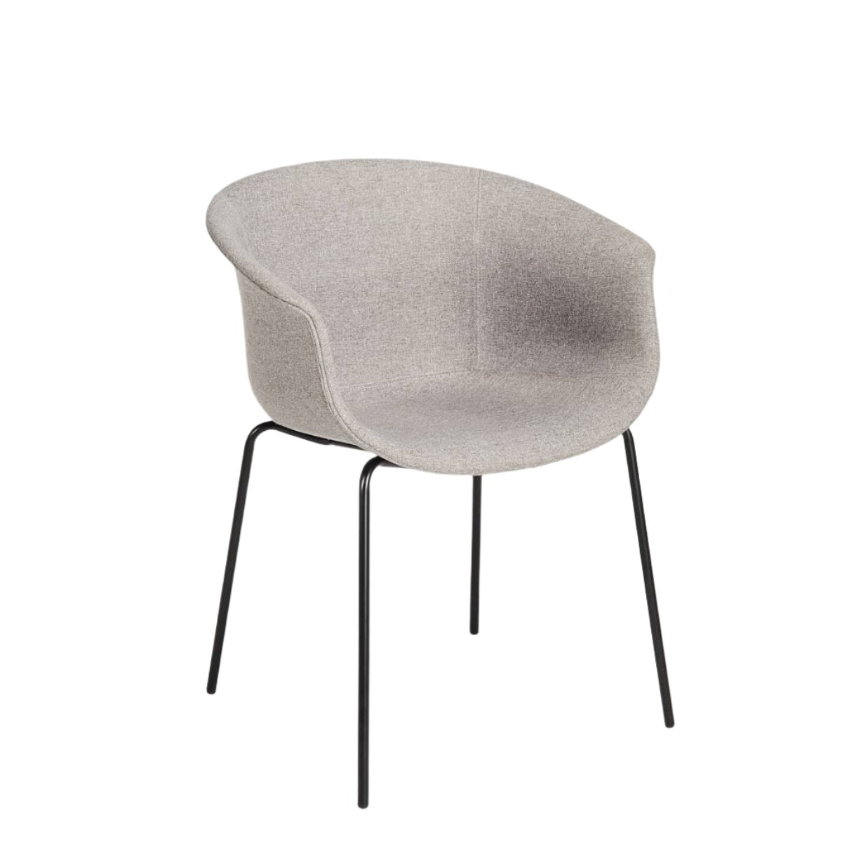 Queen Dining Chair - Grey / Black