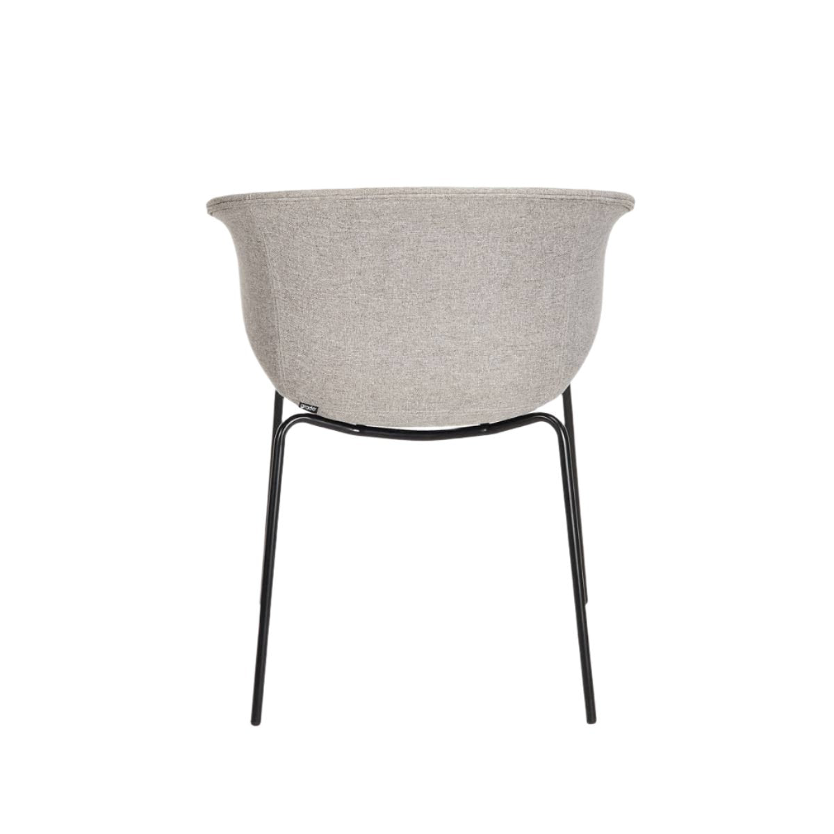 Queen Dining Chair - Grey / Black