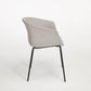 Queen Dining Chair - Grey / Black