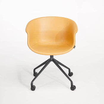 Queen Office Chair - Pu / White / Black
