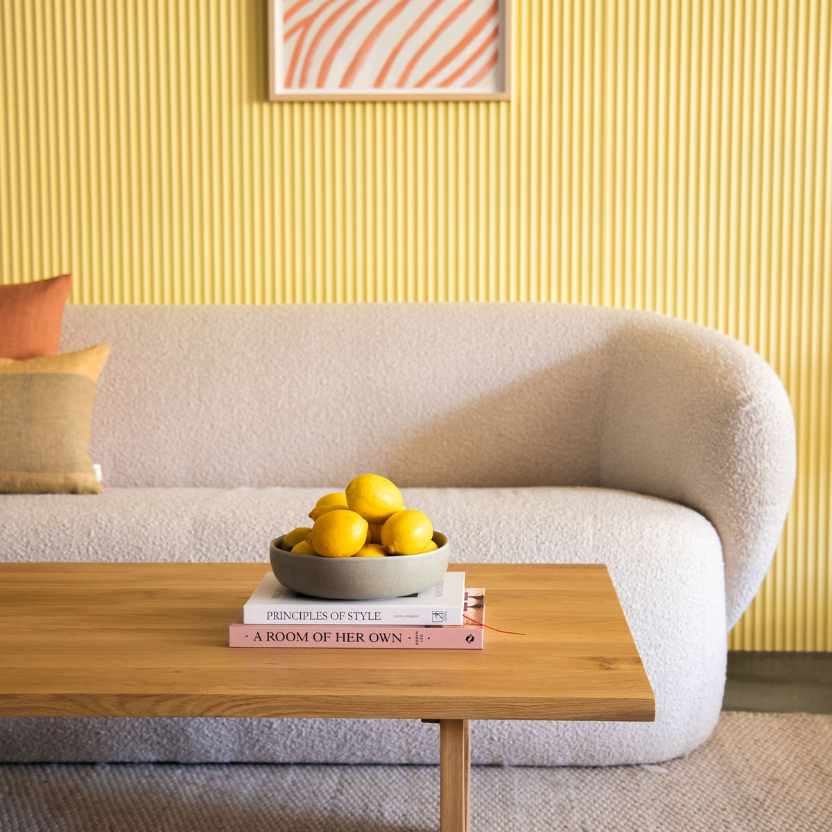 Swell 3 Seater Sofa - Maya Cream Boucle