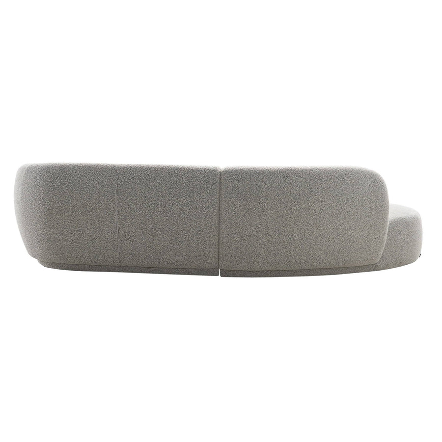 Swell Left Hand Chaise Sofa - Maya Grey Boucle