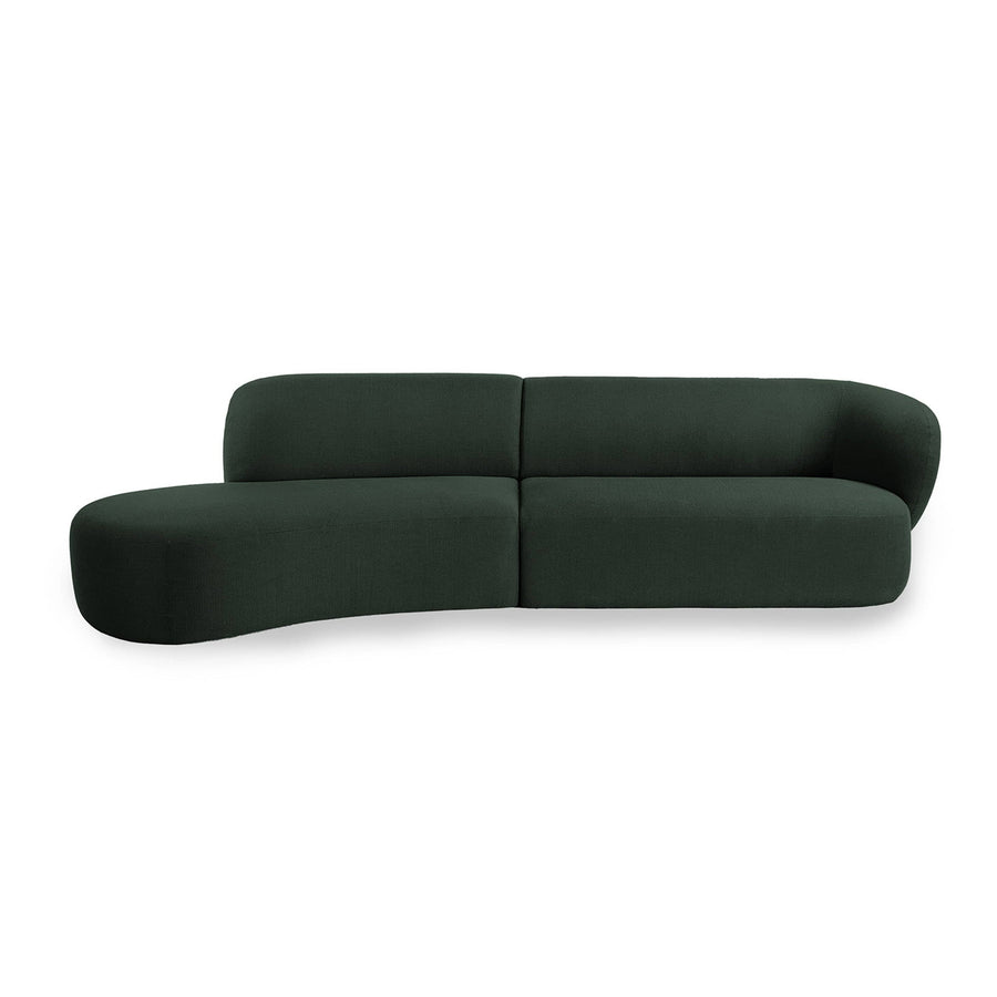 Swell Left Hand Chaise Sofa - Novatex Forest