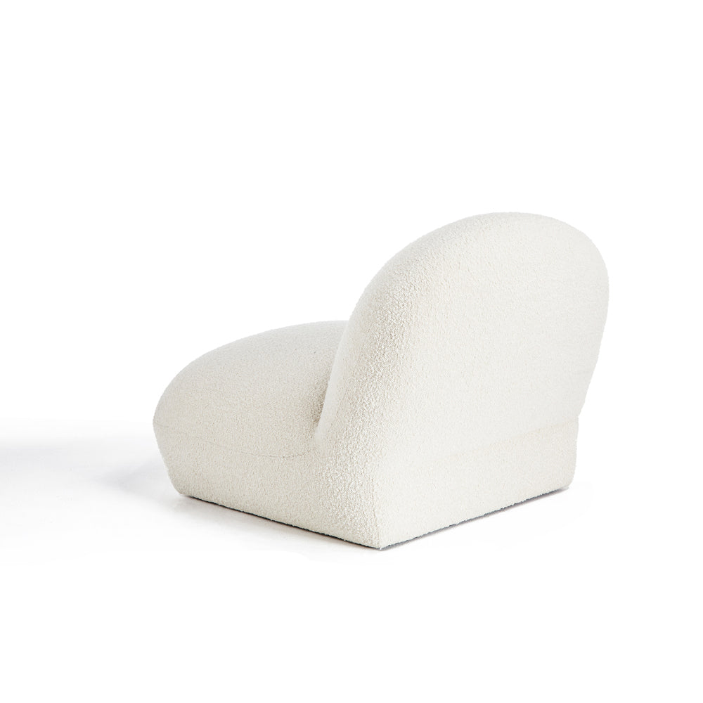Tangyuan Lounge Chair - Maya Cream Boucle