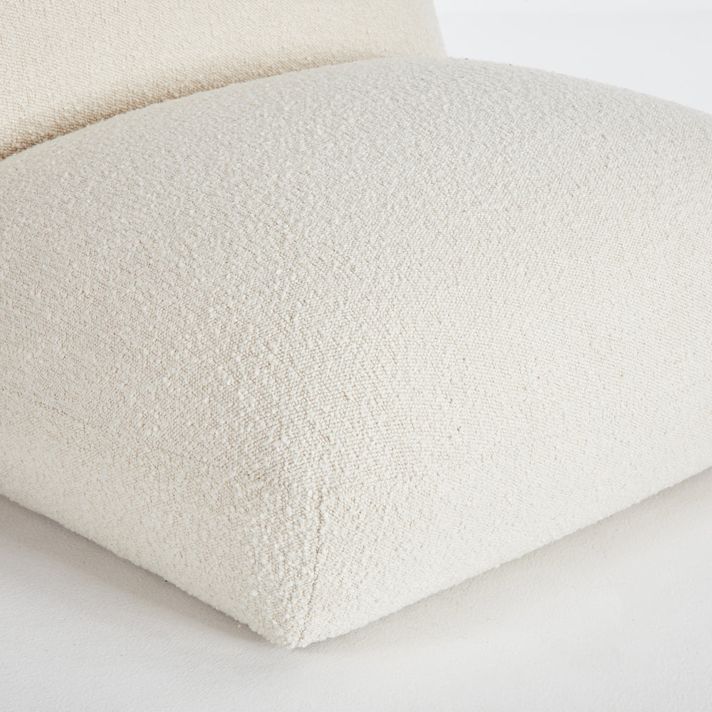 Tangyuan Lounge Chair - Maya Cream Boucle
