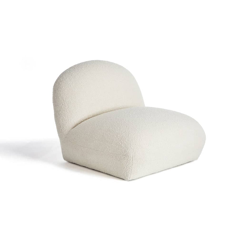 Tangyuan Lounge Chair - Maya Cream Boucle
