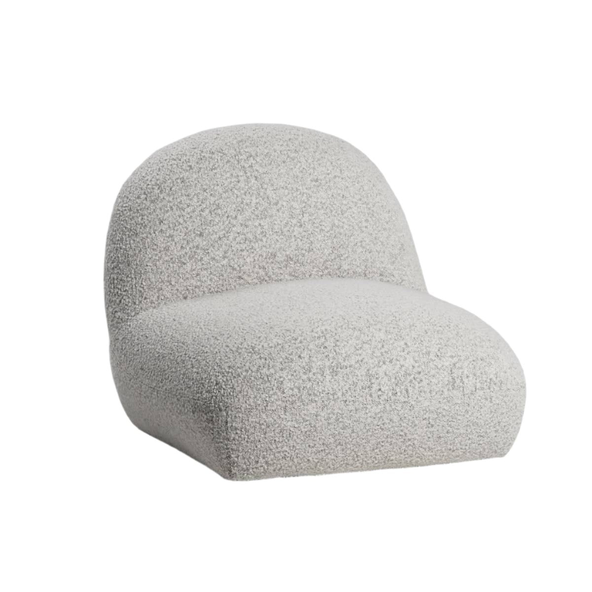Tangyuan Lounge Chair - Maya Grey Boucle