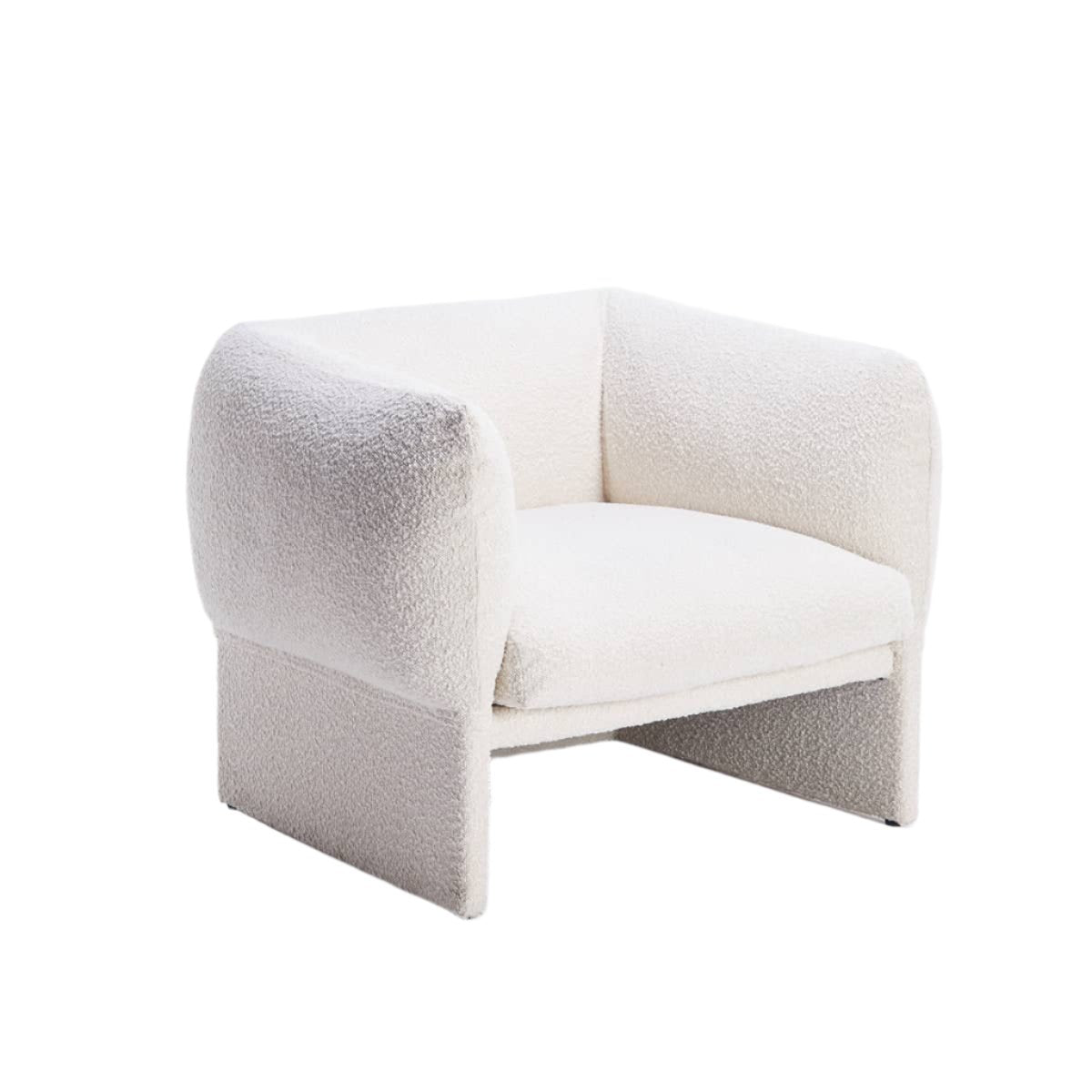 Tulip Lounge Chair - Maya Cream Boucle