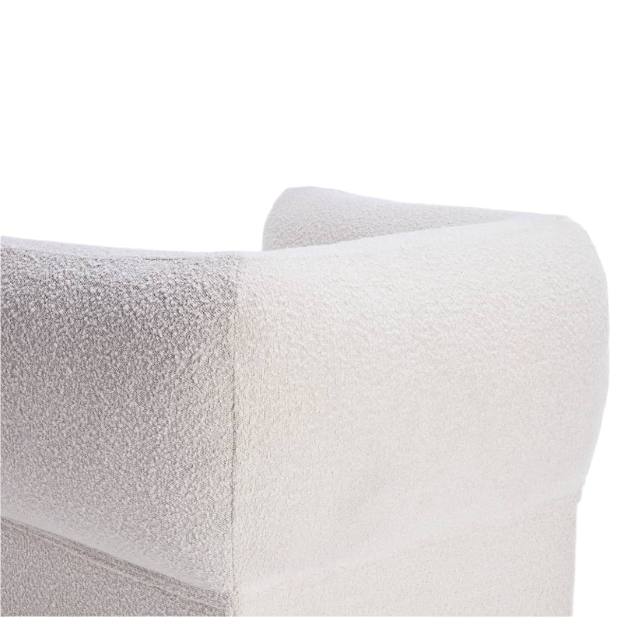 Tulip Lounge Chair - Maya Cream Boucle