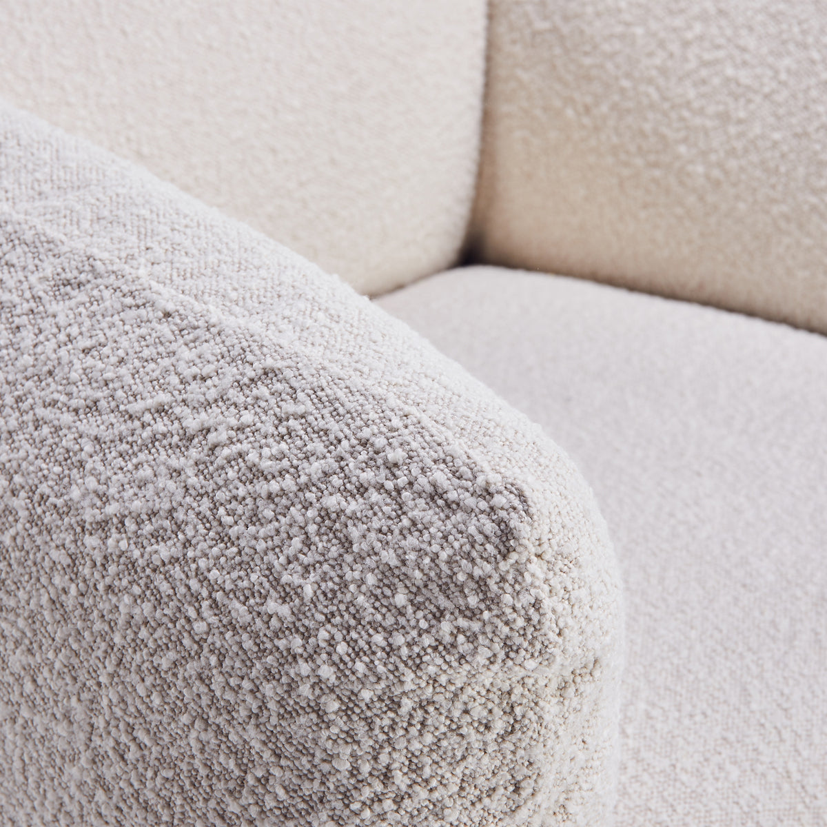 Tulip Lounge Chair - Maya Cream Boucle