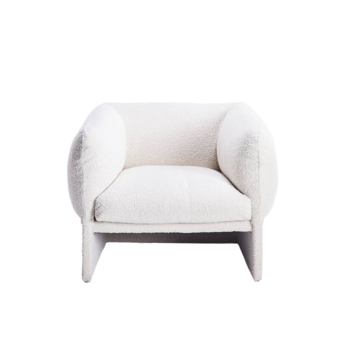 Tulip Lounge Chair - Maya Cream Boucle