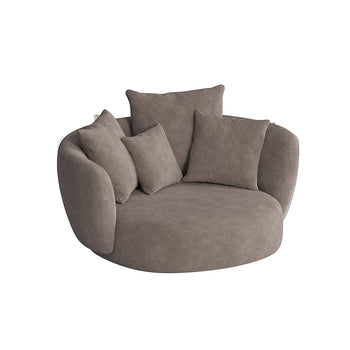 Buy Berg 4 Seater LHF Chaise Sofa - Corduroy Fawn by RJ Living