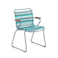 Click Outdoor Dining Chair W Armrest - Multi-Colour Blue