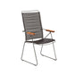 Click Outdoor Adjustable Lounge Chair - Black