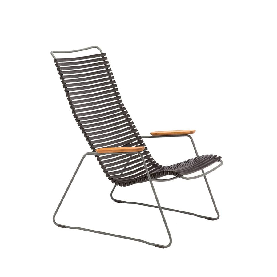 Click Outdoor Outdoor Lounge Chair - Black