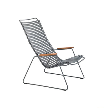 Click Outdoor Lounge Chair - Dark Grey