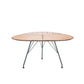 Leaf Outdoor Dining Table - Bamboo/Dark Grey