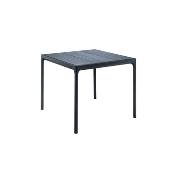 Four Outdoor Dining Table 90cm - Black