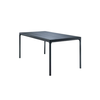 Four Outdoor Dining Table 160cm - Black