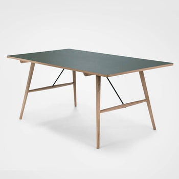 Hekla Dining Table 168cm - Green/Oak