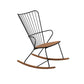 Paon Outdoor Rocking Chair - Bamboo/Black