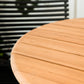 Circum Outdoor Round Dining Table - Bamboo/Black