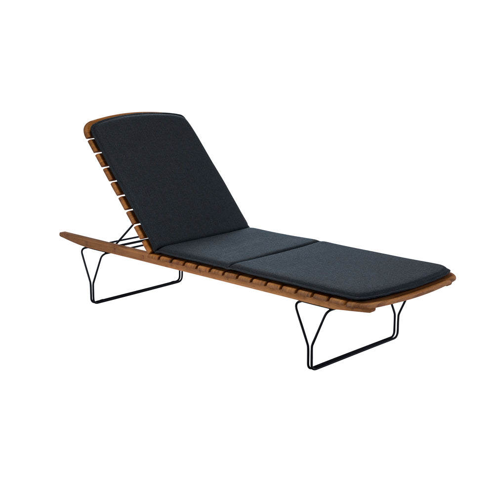 Molo Outdoor Sun Lounge - Bamboo/Black