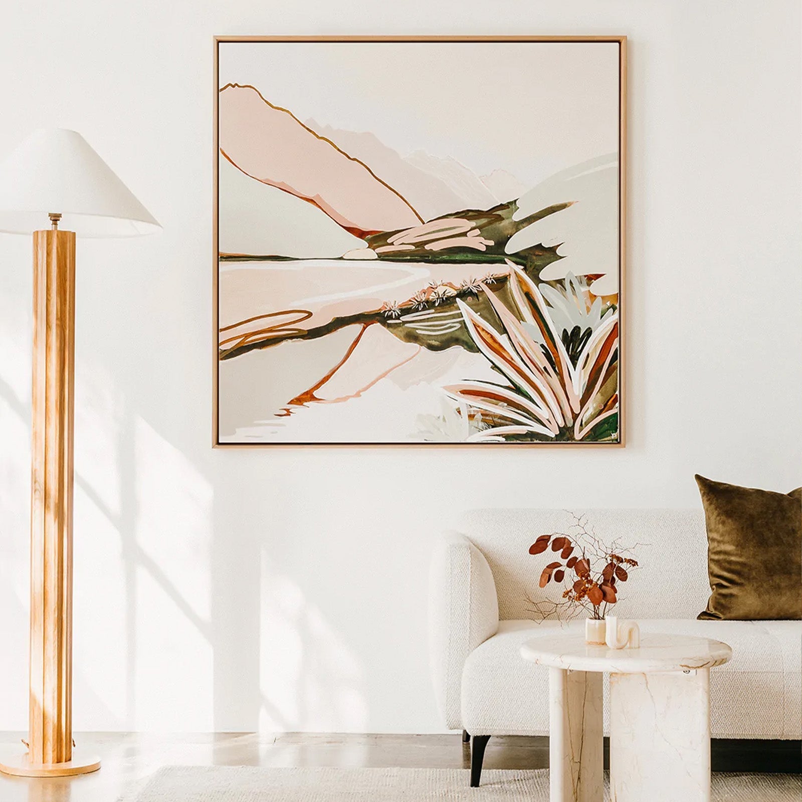 And Here We Are Canvas Print 140cm x 140cm