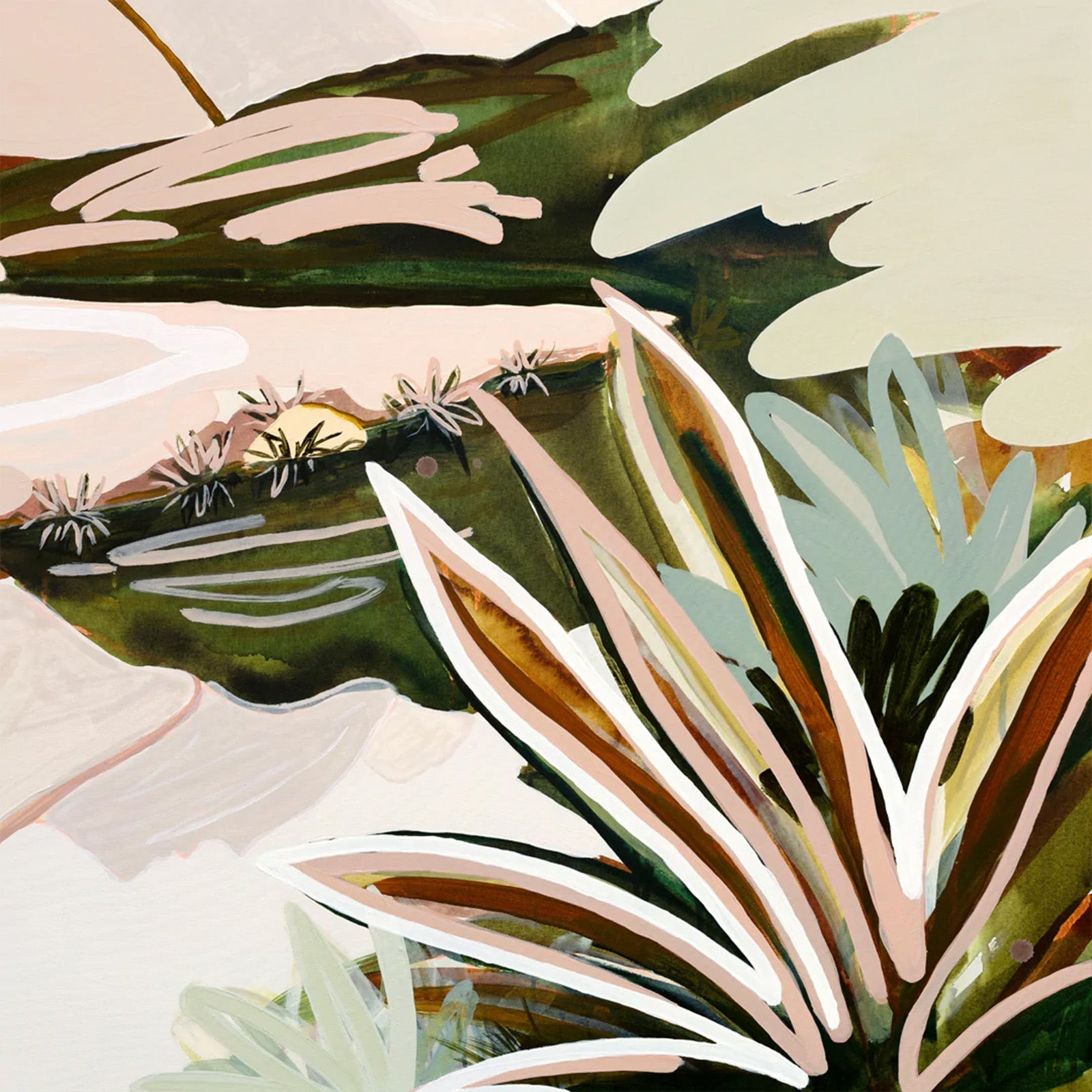 And Here We Are Canvas Print 100cm x 100cm