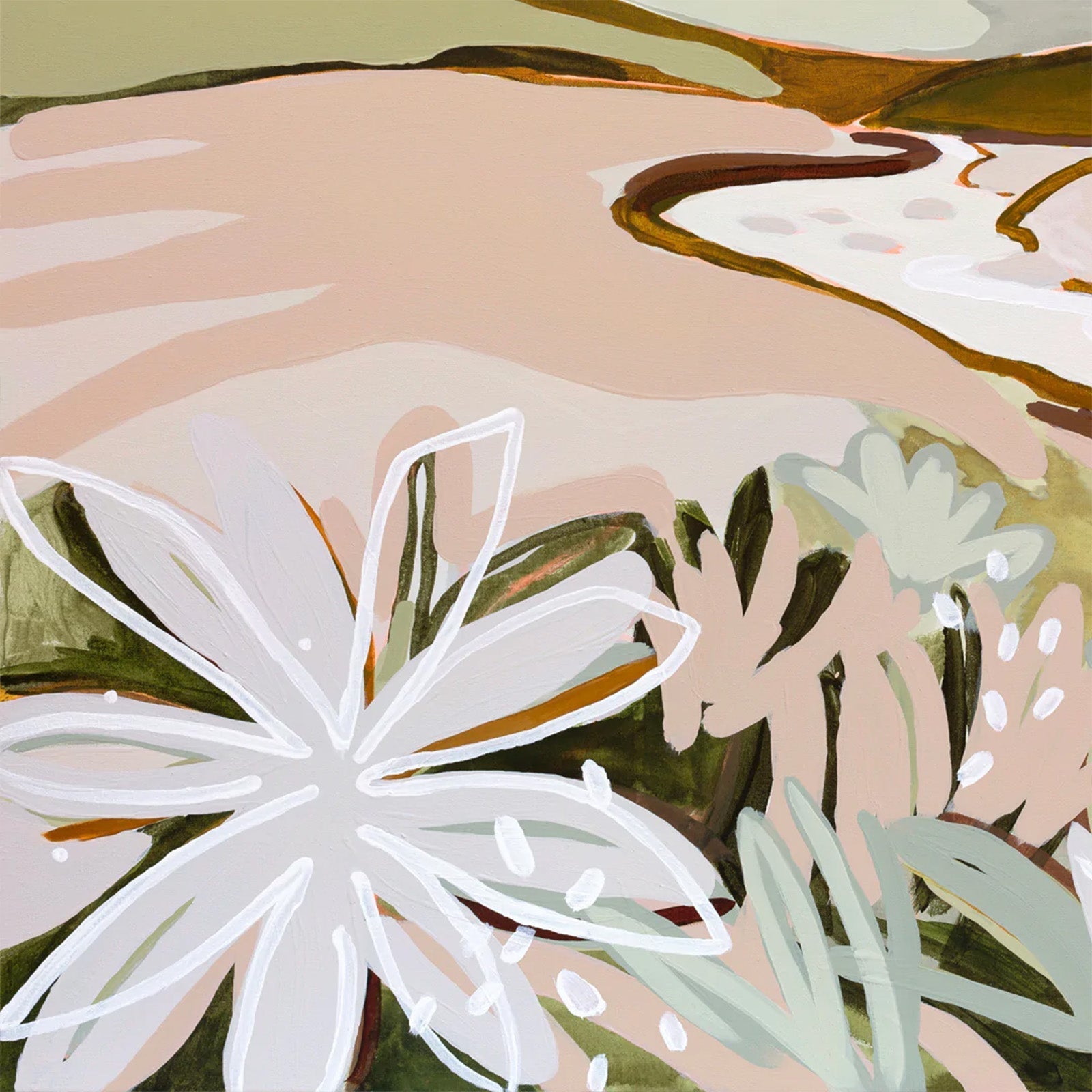 Each and Every Step Canvas Print 96cm x 80cm