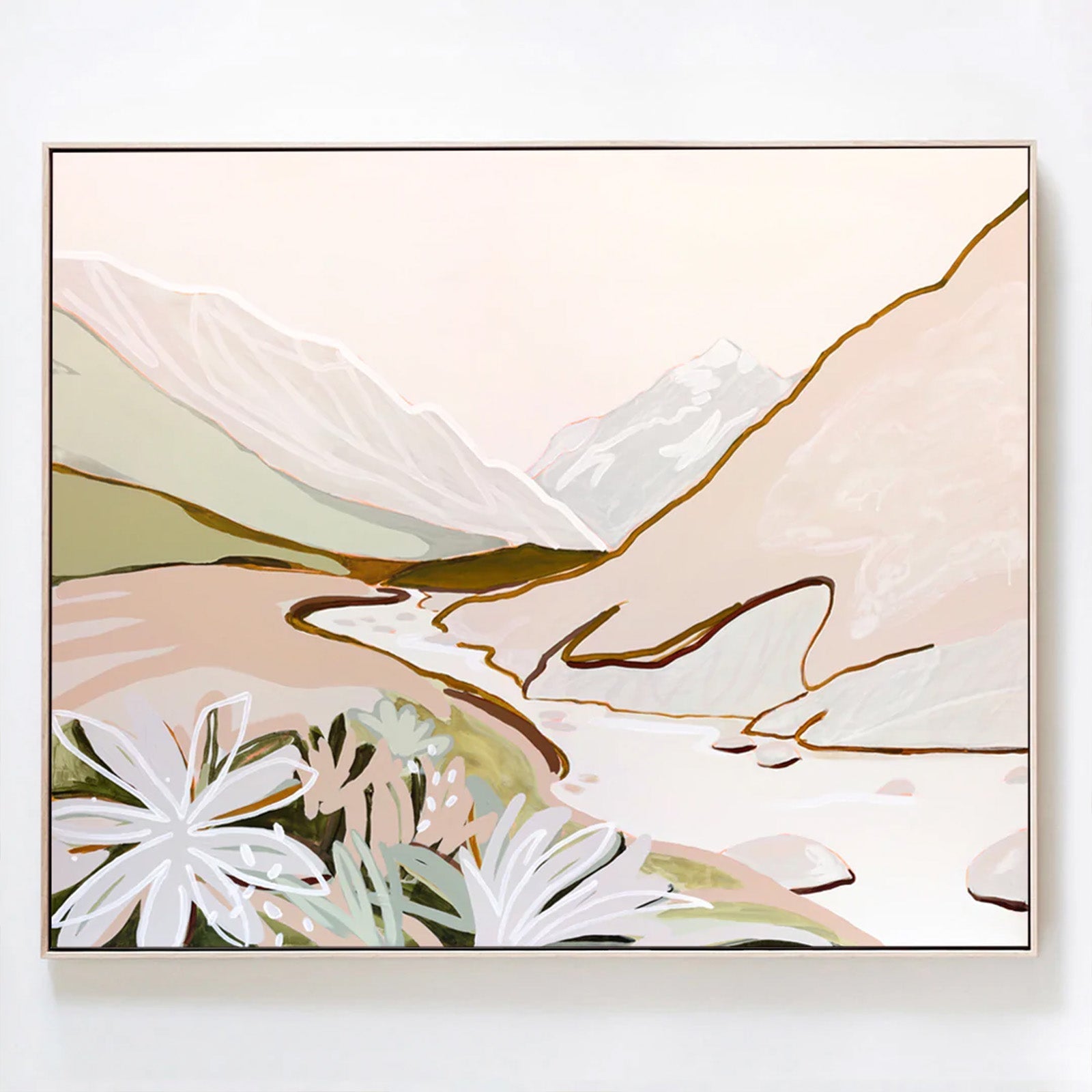 Each and Every Step Canvas Print 72cm x 60cm